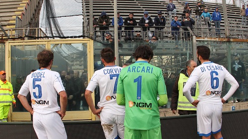 crotone brescia contestazione