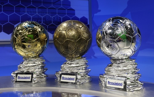pallone oro bronzo argento