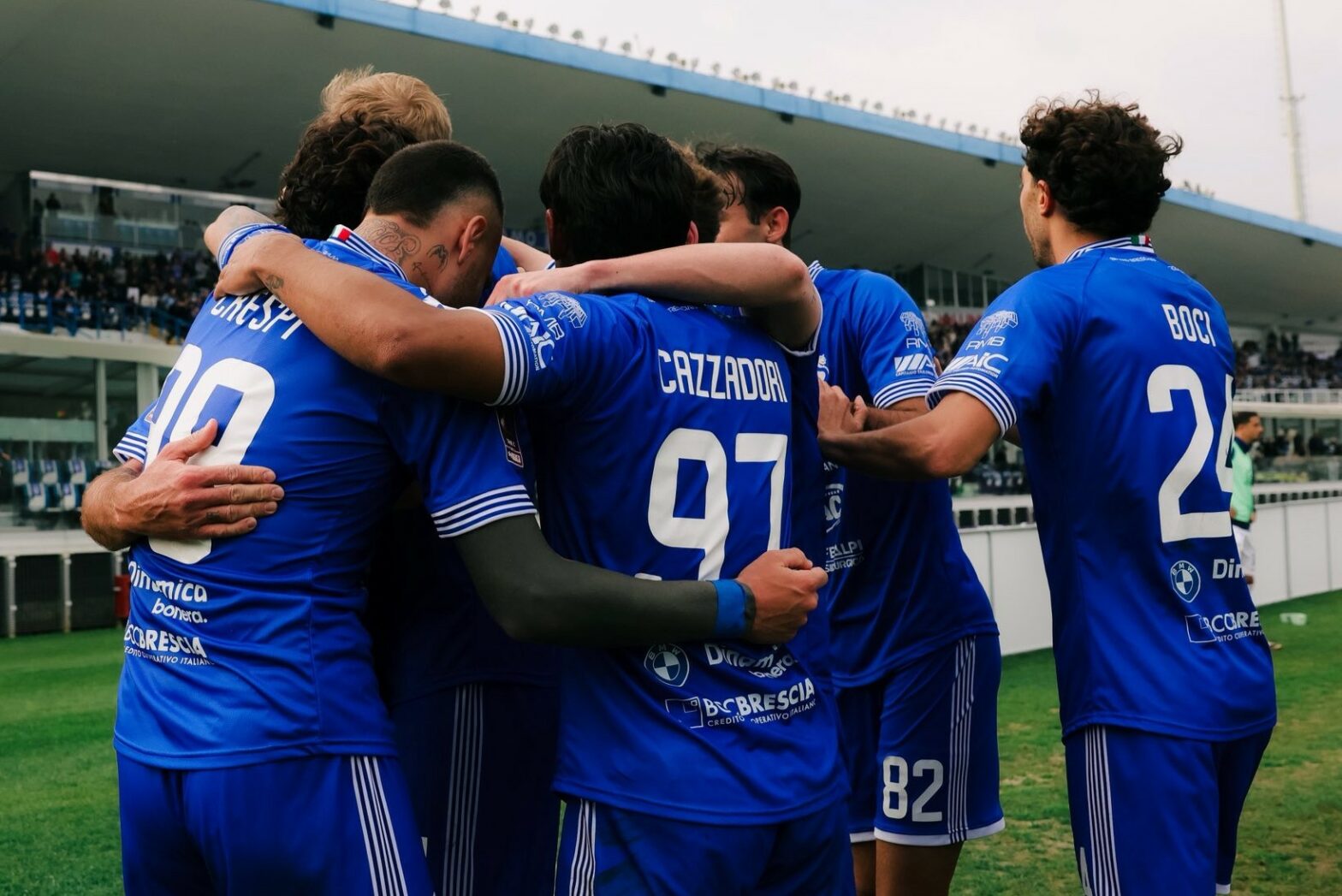 I festeggiamenti dell'Union Brescia (Credits: Union Brescia Media House)